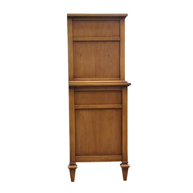 Weiman the Rockwood Collection Solid Cherry Italian Neoclassical 40" Chest on Chest 533-111 For Sale - Image 14 of 15