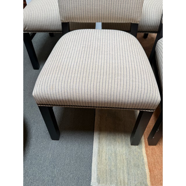 Ethan Allen Sebago Dining Side Chairs, Set of Eight For Sale - Image 10 of 12