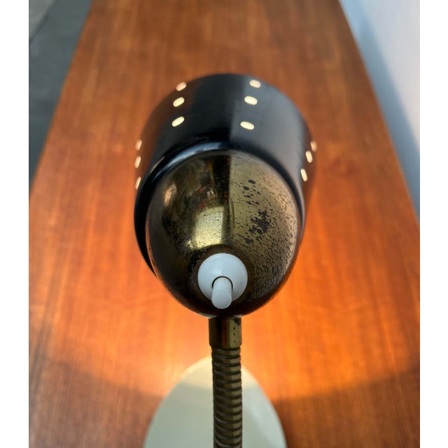 Metal Mid-Century Modern German Tripod Table Lamp, 1950s For Sale - Image 7 of 18