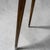 Wood Vintage Mid-Century Modern Walnut Veneer 2-Drawer Desk With Black Trim For Sale - Image 7 of 9