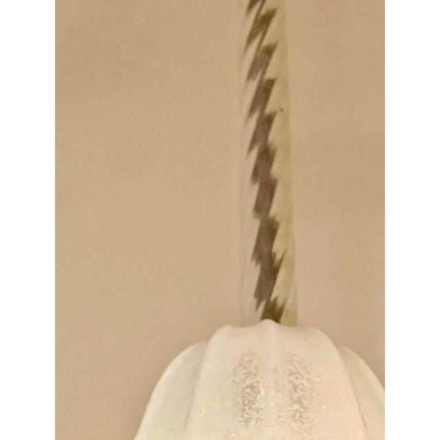 Typical 1940s characteristics • Blown Murano glass, often colorless or slightly tinted, sometimes milky opaline, with high...