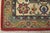 Kazak Rug 9′ X 11’11” Red Wool Tribal Hand-Knotted Oriental Carpet For Sale - Image 12 of 15