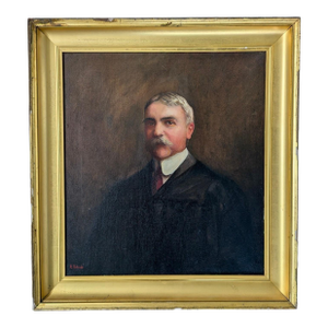 Early 20th Century Antique Oil Portrait