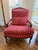 1980s Vintage French Louis XV Velvet Arm Chairs (2) For Sale - Image 5 of 7