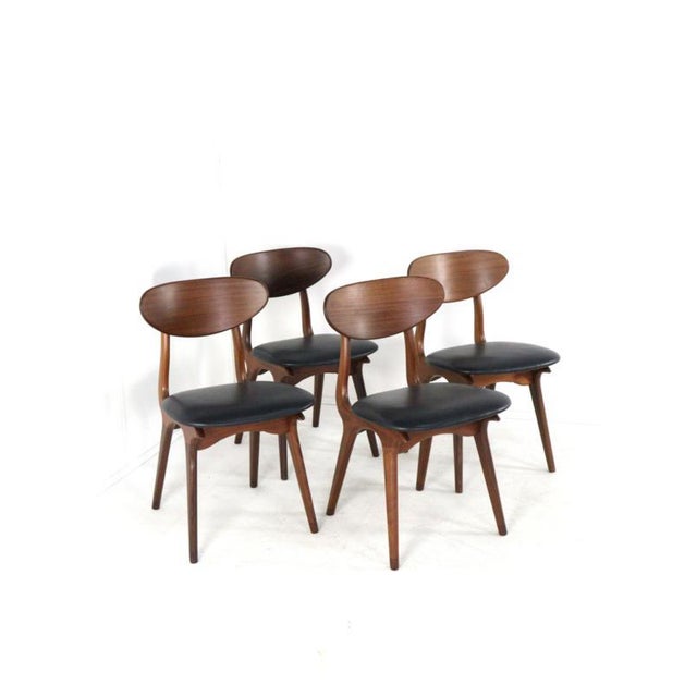 Weert Chairs from Awa Meubelfabriek, 1960s, Set of 4 For Sale - Image 16 of 16
