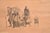 Figurative Edward Barnard Lintott 1917 “Refugees” Original Wwi Ink & Wash Watercolor For Sale - Image 3 of 6