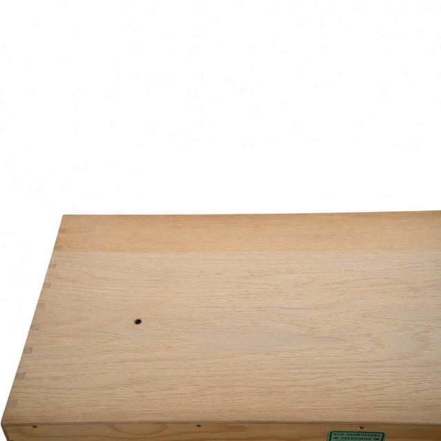 Brown Vintage Deep Bookcase in Oak by Mogens Koch, 1980s For Sale - Image 8 of 14