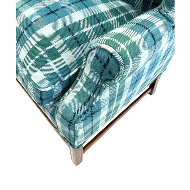 Early 20th Century Early 20th Century Chippendale Style Upholstered Wing Chair, For Sale - Image 5 of 7