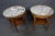 French Louis XVI Style Inlaid Marble Guerdon Tables - a Pair For Sale - Image 3 of 12