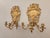 French Antique 19th C Pair French Napoleon III Gilt Bronze Louis XVI Style Sconces For Sale - Image 3 of 16