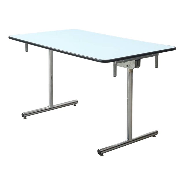 Blue Practical Folding Tables from Kelko, 1980s For Sale