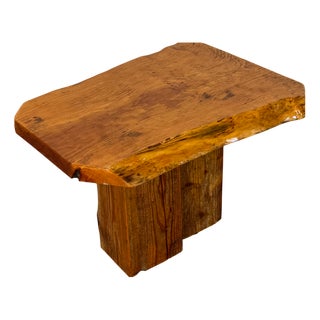 Vintage Brutalist Eabi Sabi Side Table, 1960s For Sale