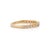 Metal Bezel Set Center Diamond Anniversary Band in 14k Yellow Gold Size 5 For Sale - Image 7 of 17