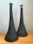 Late 20th Century Vintage Textured Resin Table Lamps - Pair For Sale - Image 5 of 12