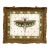 Hand-Painted Porcelain Wall Plate Framed With Bronze Ormolu For Sale