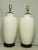 Pair of White Porcelain Vase Lamps For Sale - Image 10 of 11