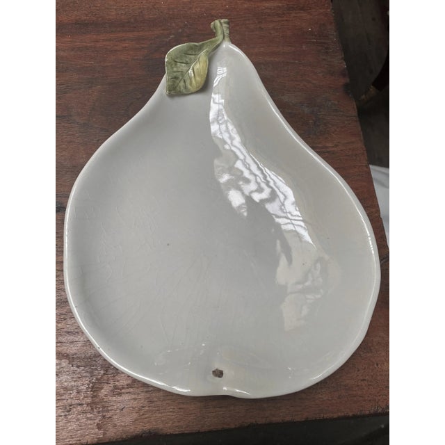 Mid 20th Century G.B.C. Italy Ceramic Pear Shaped Serving Dish/Bowl For Sale - Image 11 of 11