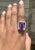 Purple VRJewels 13.33ct Amethyst Large Center Stone Ring Size 7 With 1.13ct Diamonds in 14k Gold For Sale - Image 8 of 16
