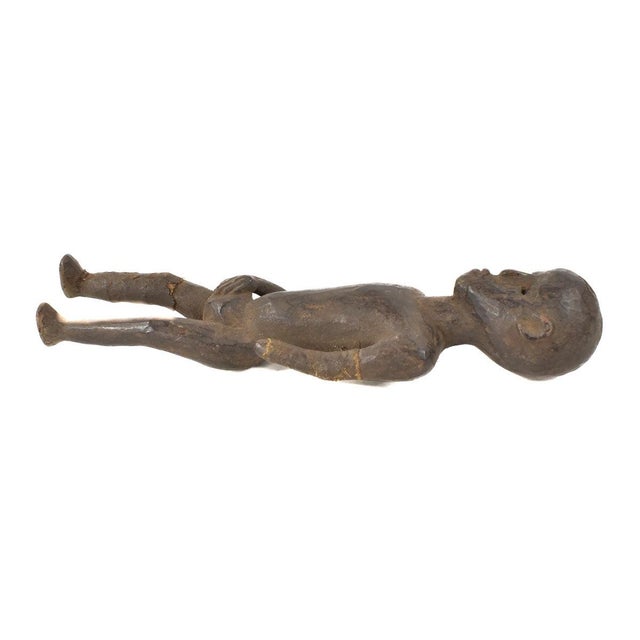 Early 20th Century Early 20th Century Pere Leather Figure Tanzania For Sale - Image 5 of 7