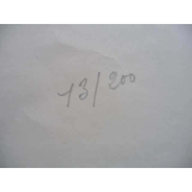 Couple à l'enfant Lithograph by Manfredo Borsi, 1950s For Sale - Image 13 of 16