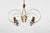 Mid-Century Murano Glass and Brass Chandelier from Barovier & Toso, Italy, 1940s For Sale - Image 9 of 18