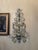 2010s Florentine Style Romantic Metal Vine and Floral Wall 9 Candle Sconces (2) Pair For Sale - Image 5 of 6