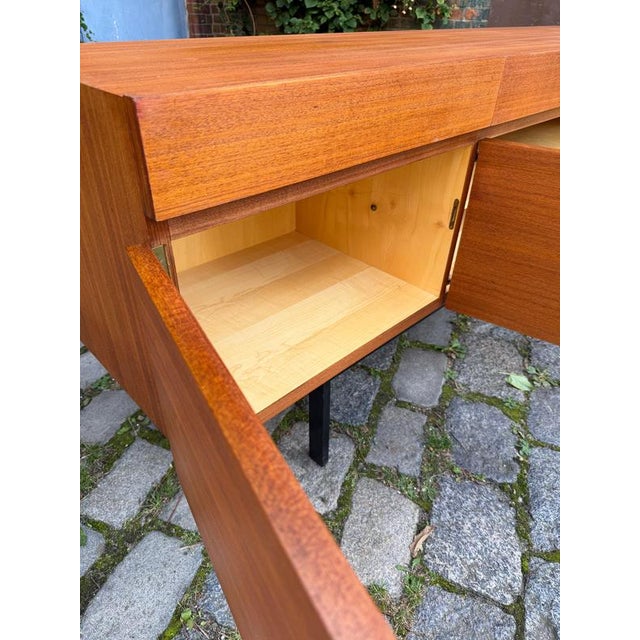 Teak Sideboard with Lock, Germany For Sale - Image 6 of 11