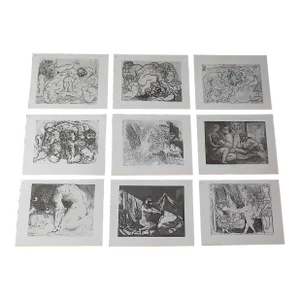 Vintage Mid Century Modern Picasso Lithographs - Set of 9