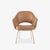 Knoll Saarinen Executive Arm Dining Chairs in Camel Leather & Brass Legs, Set of 6 For Sale - Image 4 of 12