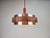 Vintage Scandinavian Pendant Lamp in Teak, 1960s For Sale - Image 11 of 12