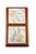 Ottaviani Italian Playing Card Box in polished walnut, designed as an elegant double sliding case. Each lid is decorated...