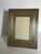 Italian 1970's finely crafted steel and brass picture frame in the style of Gabriella Crespi. Folding stand may be used...
