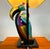 Porcelain Toucan Bird Lamp by Manifattura Artistica, Italy Circa 1989 For Sale - Image 11 of 16