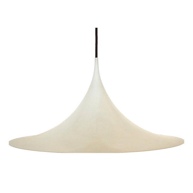 Mid-Century Modern Semi Pendant Lamp by Claus Bondenderup & Torsten Thorup for Fog & Morup, 1960s For Sale