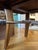 Vintage French 1940’s Wood Dining Table With Parquetry Checkered Top For Sale In Los Angeles - Image 6 of 12