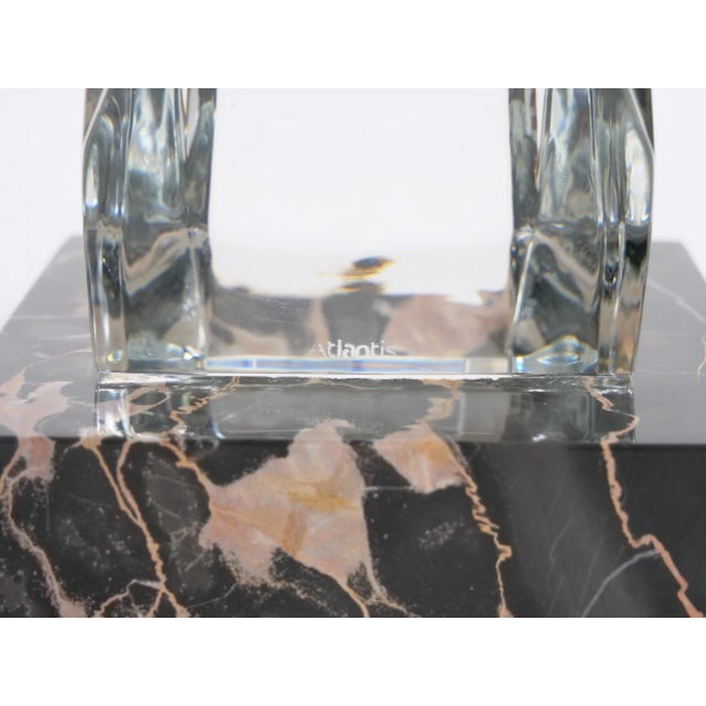 Hand-Carved Rock Crystal Equo Case Horse Head / Marble Base Sculpture For Sale - Image 12 of 12