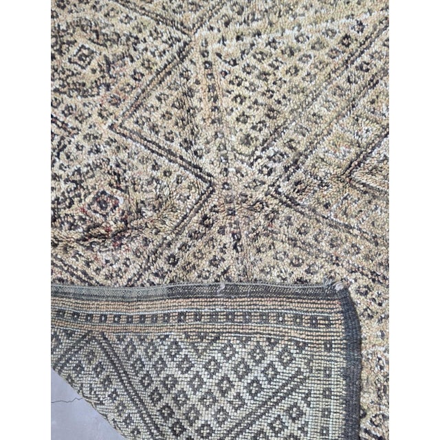 Moroccan Beni MGuild Wool Rug - 11.7 X 6.2 Ft For Sale In Cleveland - Image 6 of 6