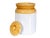 Rustic European Vintage Small Mustard Jar For Sale - Image 3 of 4