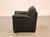 Italsofa Contemporary Black Leather Club Chair For Sale - Image 16 of 18