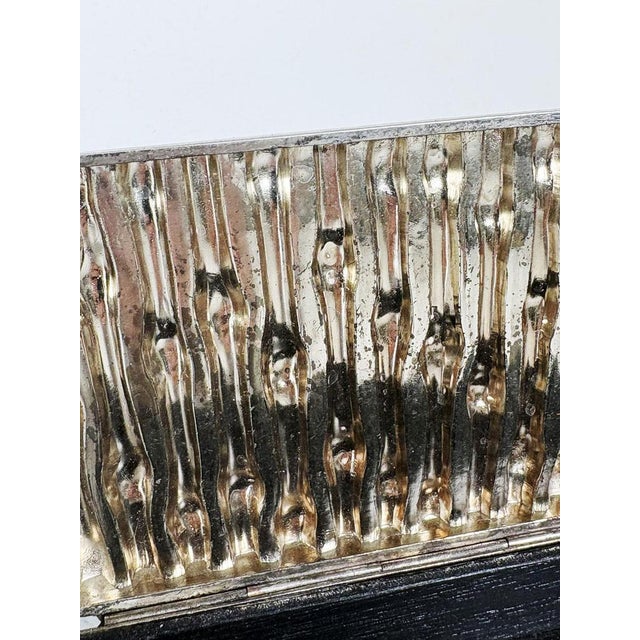 Metal Box with Bamboo Motif in the style of Maria Pergay, France, 1970 For Sale - Image 6 of 10