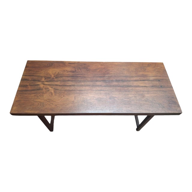 Milo Baughman for Thayer Coggin Rosewood Coffee Table For Sale