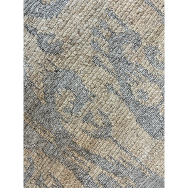 Modern Silk and Wool Nepalese Rug , 8' X 10' For Sale - Image 3 of 4