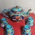 Asian Vintage Cloisonné Enamel Tea Set – Teapot & 4 Cups, Floral Motif, Turquoise Ground For Sale - Image 3 of 9