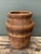 Brown Vintage Coiled Pencil Reed Floor Vase For Sale - Image 8 of 12