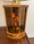 Wood 1960s Mid Century Modern Amber Glass Flickering Lamp Set of Two With Shades - a Pair For Sale - Image 7 of 10