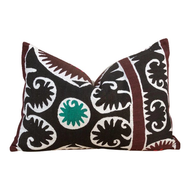 Damina Gul Suzani Lumbar Pillow For Sale