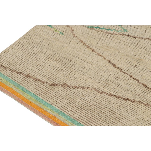 Not Yet Made - Made To Order Rug & Kilim’s Moroccan Style Rug in Beige-Brown, Red and Green - 10'x14' For Sale - Image 5 of 7