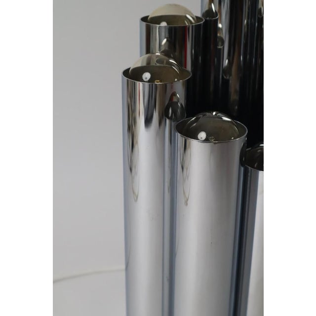 Space Age Minimalist Chrome Tube Lamp from Koch & Lowy, USA, 1960s For Sale - Image 14 of 18
