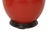 Ceramic Chinese Red-Glazed Ceramic Table Lamps - Pair For Sale - Image 7 of 9