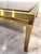 Brass Mid-Century Modern Square Brass & Smoked Glass Coffee Table, 1970s For Sale - Image 8 of 9